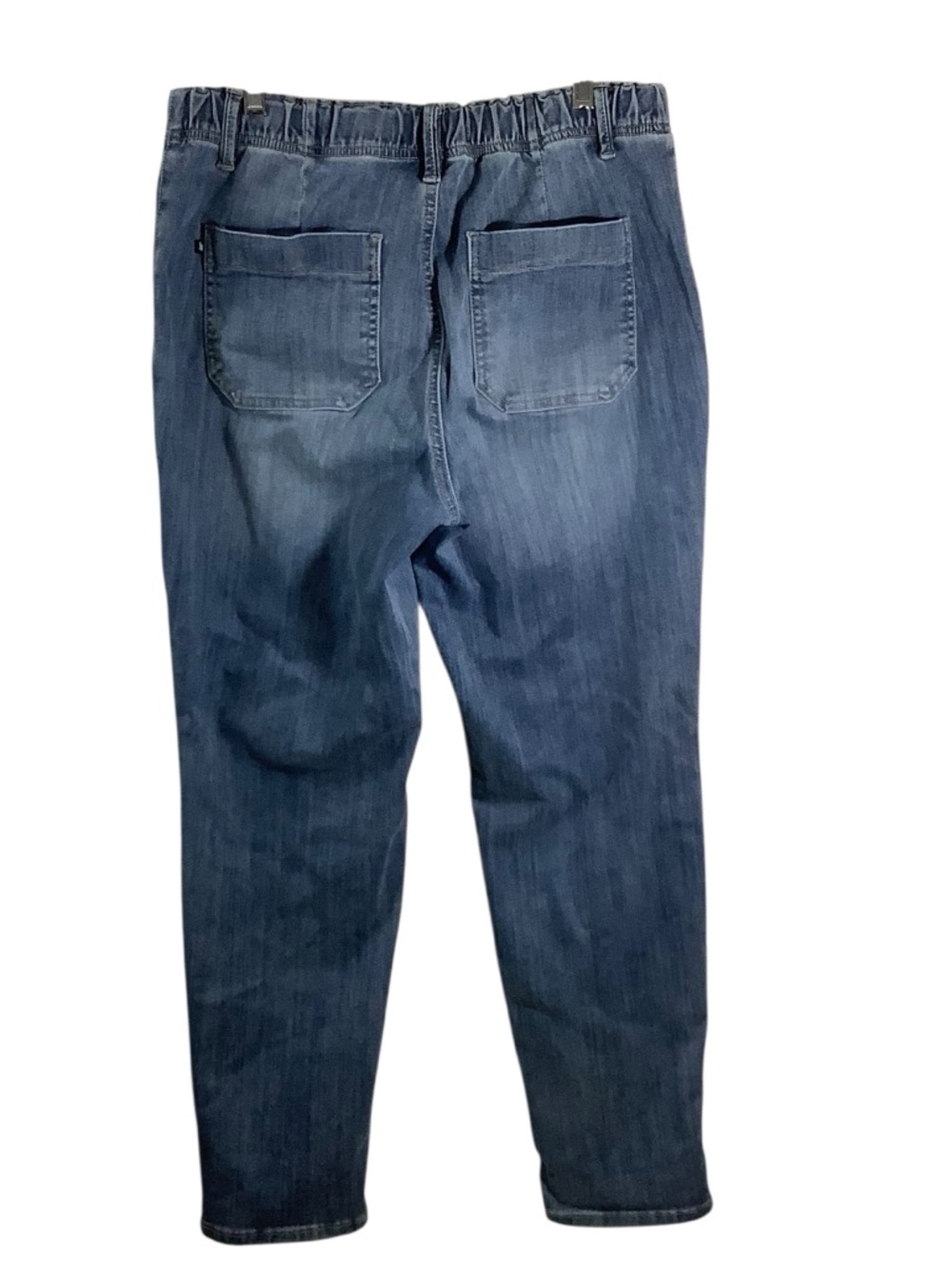 Judy Blue Drawstring Waist Denim Jogger Jeans - Blue Pull-On Stretched - Picture 4 of 10